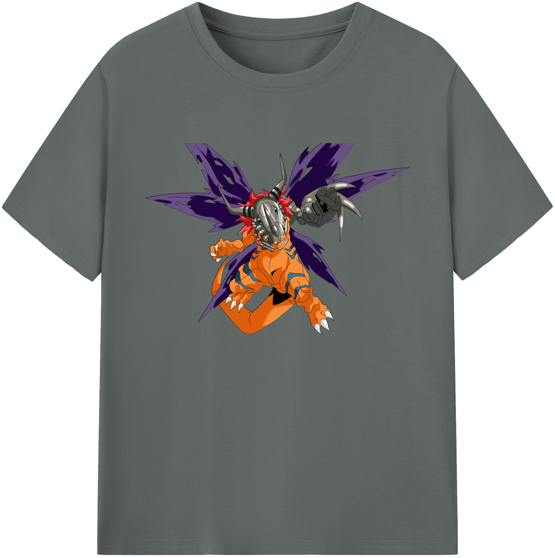（画像用） Digimon デジタルモンスター/デジモン 綿100％ メンズ半袖Tシャツ｜肌触りやわらか＆通気性